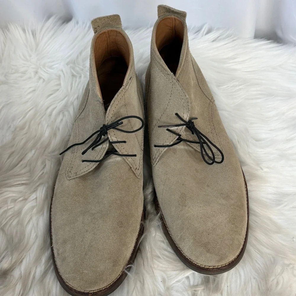 Cole Haan Mens Tan Suede Chukka Boots C23872 Size 10.5 M